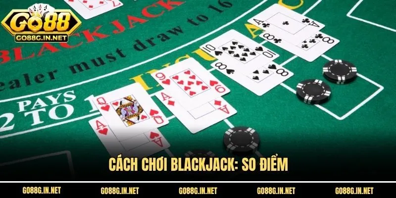 Cách chơi blackjack: So điểm