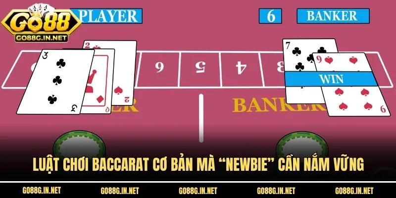 Luật Chơi Baccarat Cơ Bản Mà “Newbie” Cần Nắm Vững